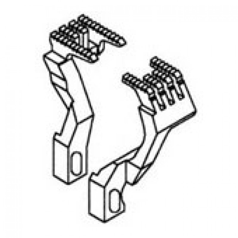 3209000 Main Feed Dog + 3209001 Differential Feed Dog — Feed Dog for Yamato Coverstitch Machine Suitable for machine: