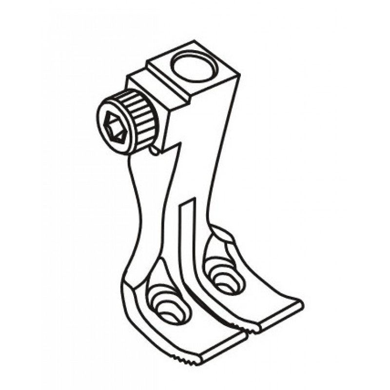 KP28BL-3-SI Inner Foot — Feeding Foot for Center Guiding