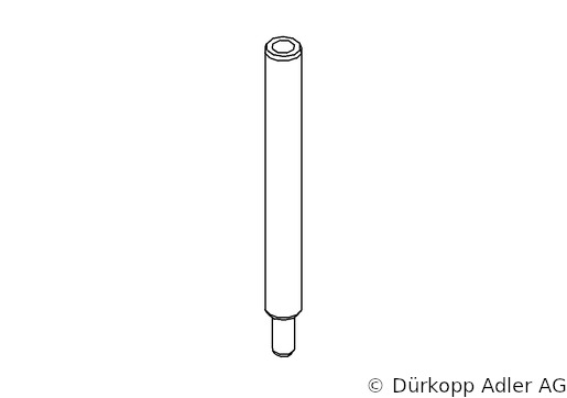 0167 310012 — стержень лапки — Ножная планка