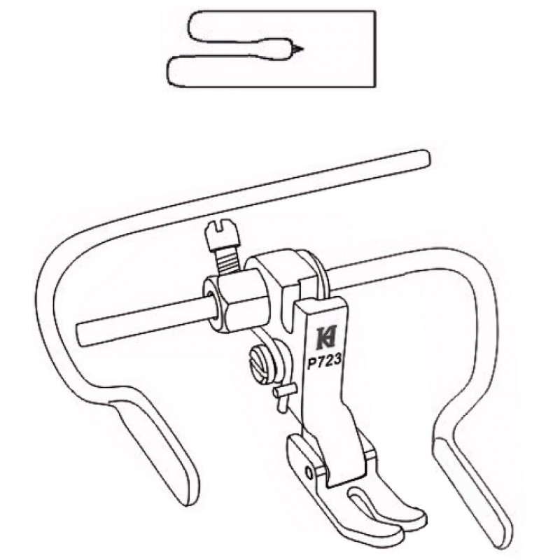 P723 (S521) Quilter Feet — Deluxe Hinged Quilter Feet