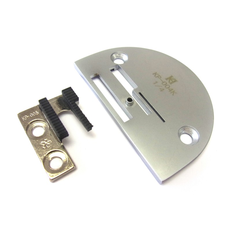 KP-004K Needle Plate + KP-005K Feed Dog — KP-004K Needle Plate for Pattern Cutting KP-005K Feed Dog for Pattern Cutting