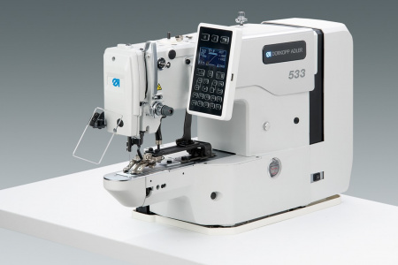 Durkopp Adler 533 | CNC-controlled lockstitch button sewer with stepper motor technology