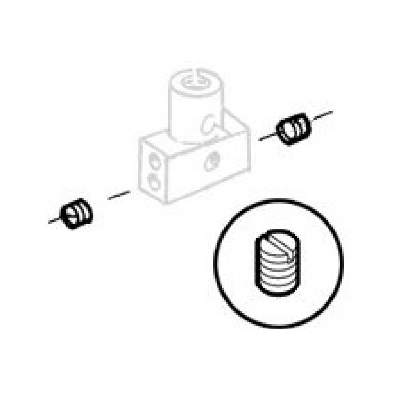 KH767NC-1S Slot Type Screw (100pcs/pack) — Slot type screw for KH767-NC *Price is marked per package. 100 pcs per package.*