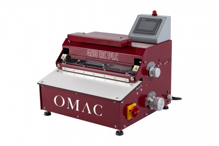 OMAC 450 PLC Электропневматическая линейная фальцевальная машина 