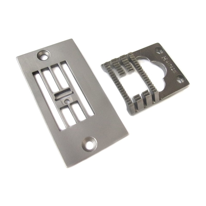 22186K Needle Plate + 417921K Feed Dog — Needle Plate and Feed Dog for Singer / Juki Zigzag Machine Suitable for sewing …