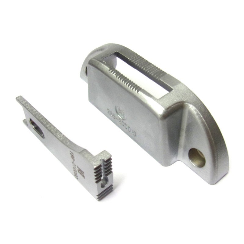 KH269-NP/FD Needle Plate + Feed Dog — Regular needle plate and feed dog set for Durkopp Adler 269 single needle machineNeedle plate : 269-200010Feed dog : 169-210080