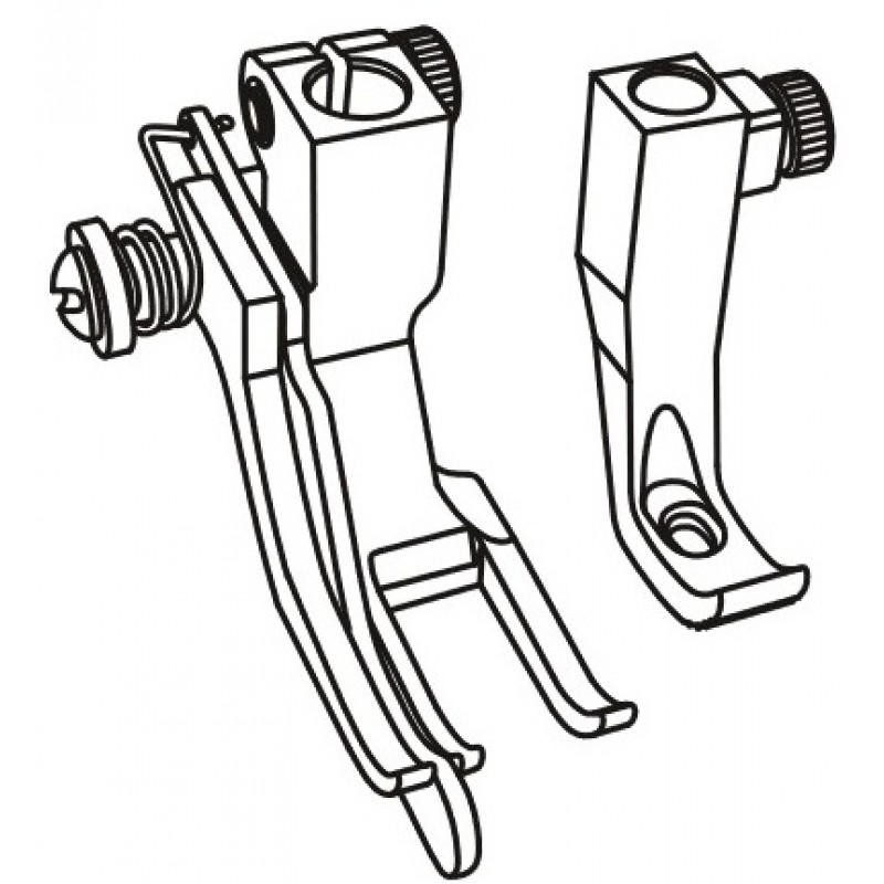 GL1525 Guiding Feet — Left compensating guide feet