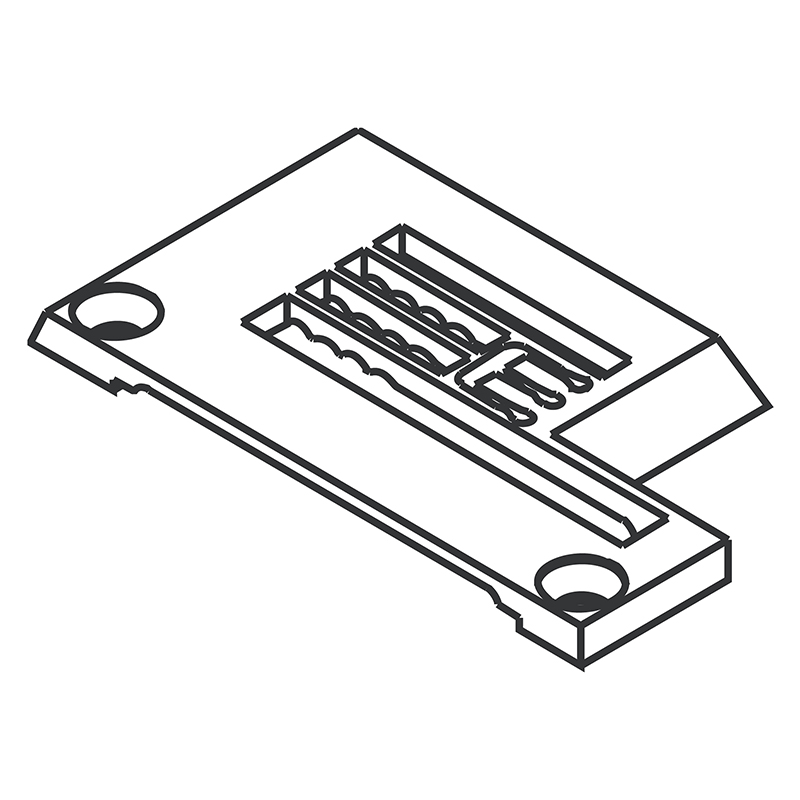 206456 Needle Plate — Needle Plate for Pegasus/Brother Coverstitch Machine Suitable for machine: