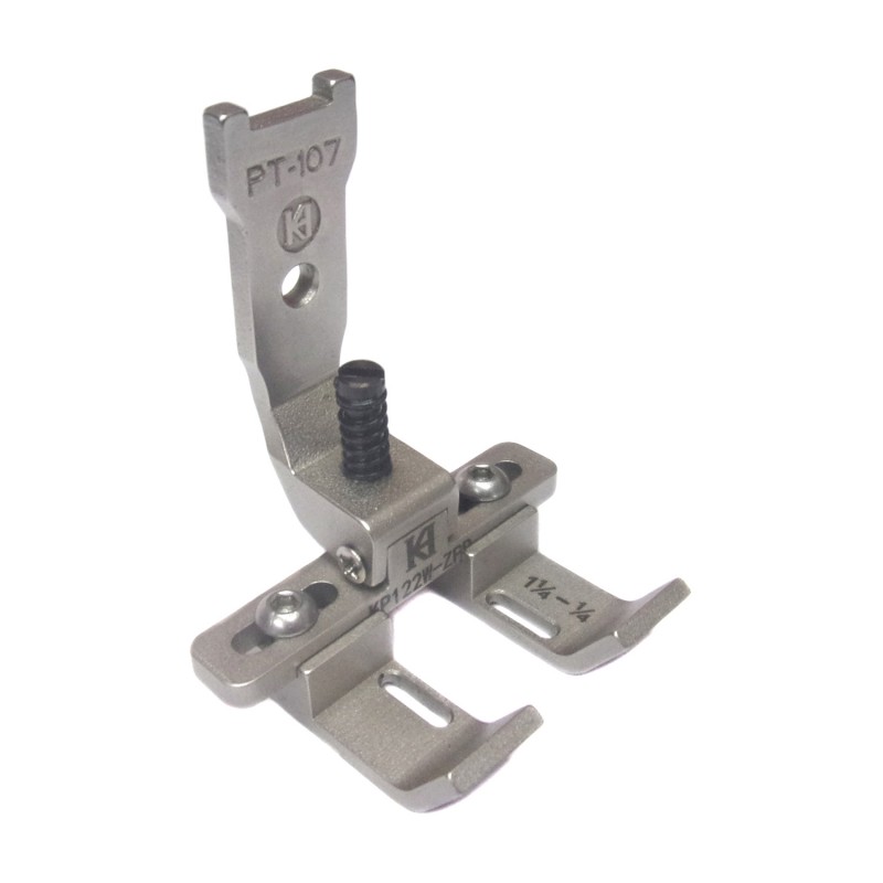 KP122W-ZPD Zipper Feet — Adjustable Double Needle Zipper Feet Needle space can be adjusted between 1/4" and 1-1/4".