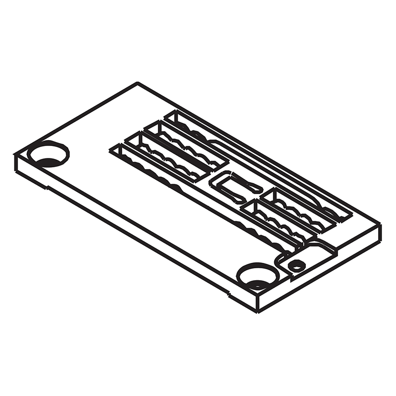 Y3508000 Needle Plate — Needle Plate for Yamato Coverstitch Machine Suitable for machine: