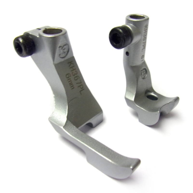 KH367PL Piping Feet — Cording groove on the left of the needle