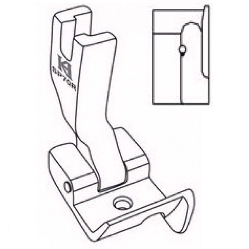 SP70R Piping Feet — Piping Feet with Edge Guide (Right)