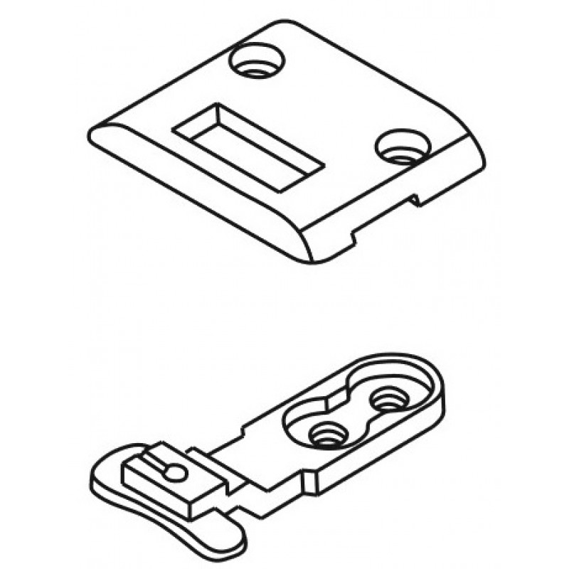 91-158 206-04 Needle Plate + 91-059 229-04 Feed Dog — Needle Plate + Feed Dog for Pfaff 335 91-158 206-04 Needle Plate Hole Size: 21.2 x 7.5mm 91-059 229-04 Feed Dog Feeding Width : 11 x 6.6mm