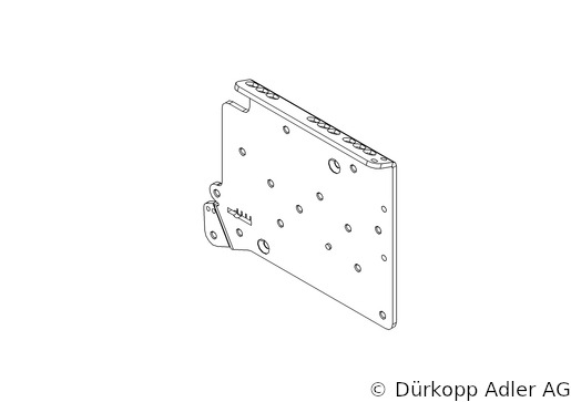 0667 115090 — натяжная пластина