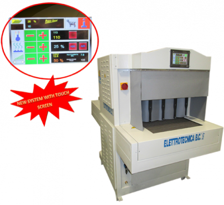 Elettrotecnica BC Mod 591PSTS/K High performance heat setter with autosetting thermal treatment, with final temperature reducer and inspiration hood