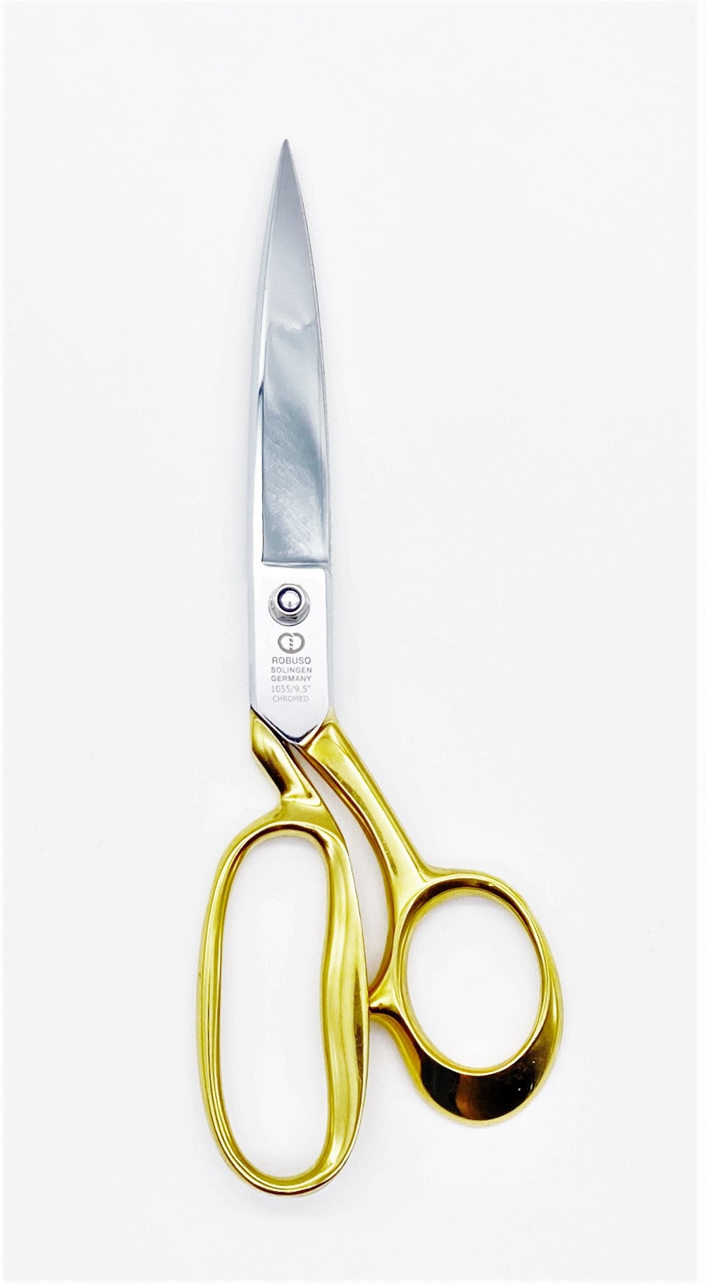 ROBUSO-ELASTIC Tailor's Shears, gold-plated + serrated 1055/L/9.5"