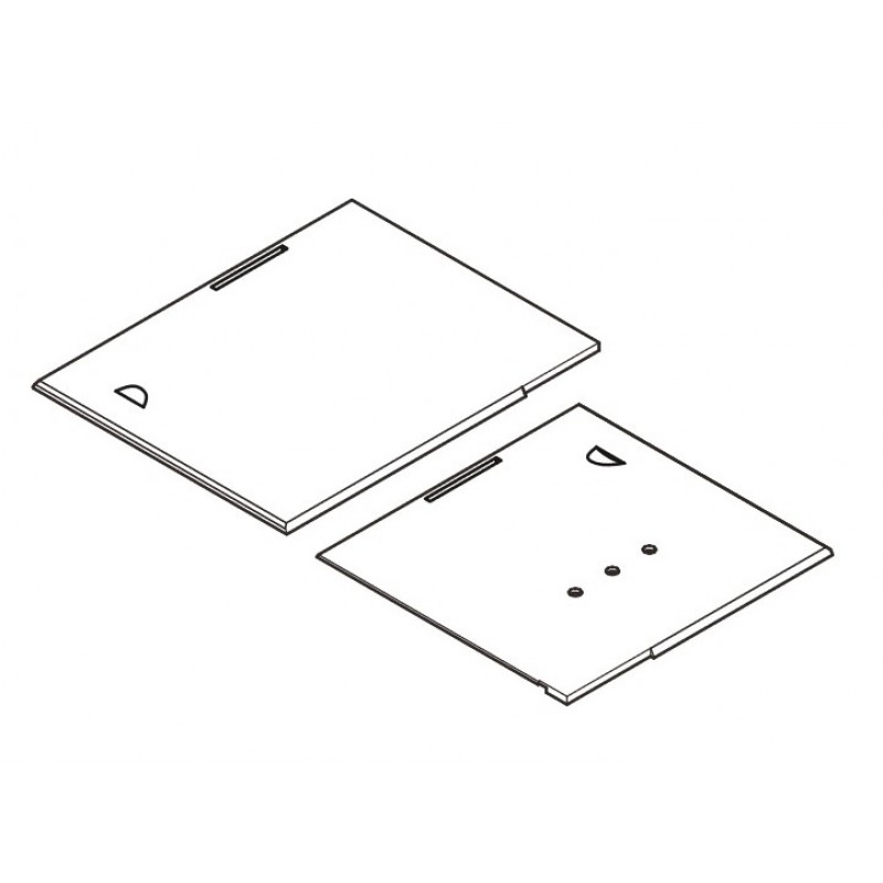 0867-140050 + 0867-140060 Left & Right Slide Plate — 8-10mm left & right slide plate for KH867-DNP