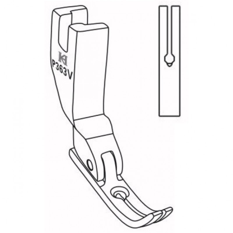 P363V Zipper Feet — Upfront Zipper Feet