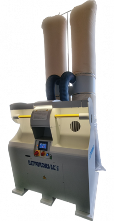 Elettrotecnica BC Mod 88TS Звукоизолированная шлифовальная машина с 2 станциями машина с системой сухого пожаротушения, система 4.0 и сенсорный экран