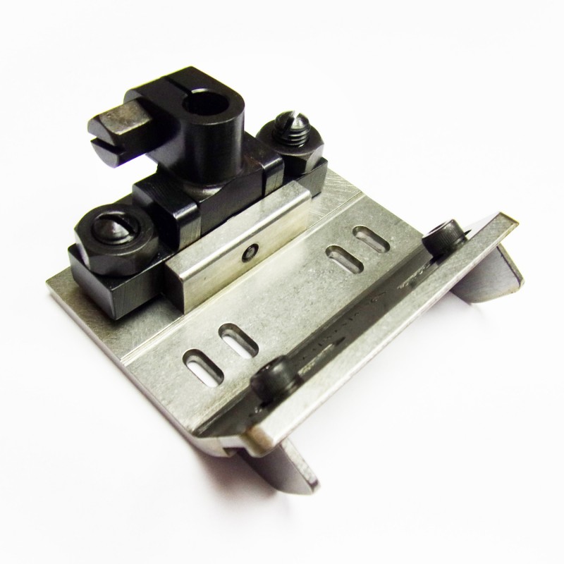KP404G Guiding Feet — Shirt Front Guiding Feet for Kansai Special 1404WB Needle Space: *Can be used with 1/4" + 1/4" + 1" + 1/4" gauge set, but only install 4 needles.