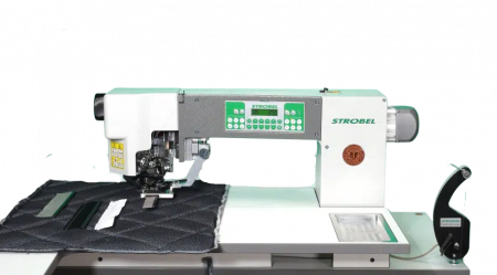 STROBEL 810C Двухниточная челночная машина для производства чехлов на сиденья