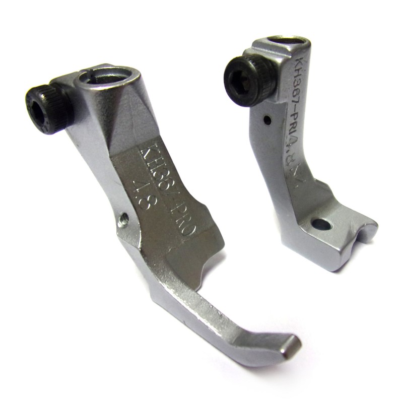 KH367PR Piping Feet — Cording groove on the right of the needle 3.2, 4.8, 6.4, 8, 9 mm