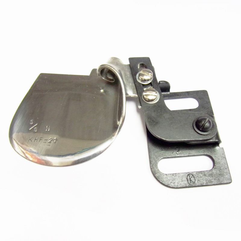 KHF21 Upturn Hemmer — Upturn Pocket Hemmer for Double Needle and also for Curve Shirt Bottom Applicabe Parts : PL112x1 & PL112x1.8