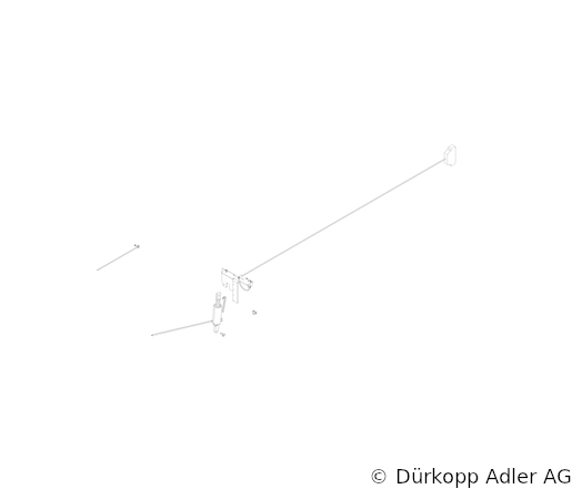 868-190020 Dürkopp Adler 1-Needle lockstitch post bed bottom feed, needle feed and alternating foot top feed sewing machine (0868 990001 024)