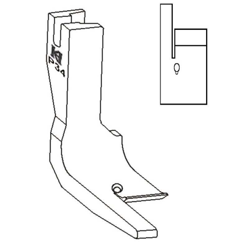 P34 Binding Feet — Solid Binding Feet Binding size : 7.5mm