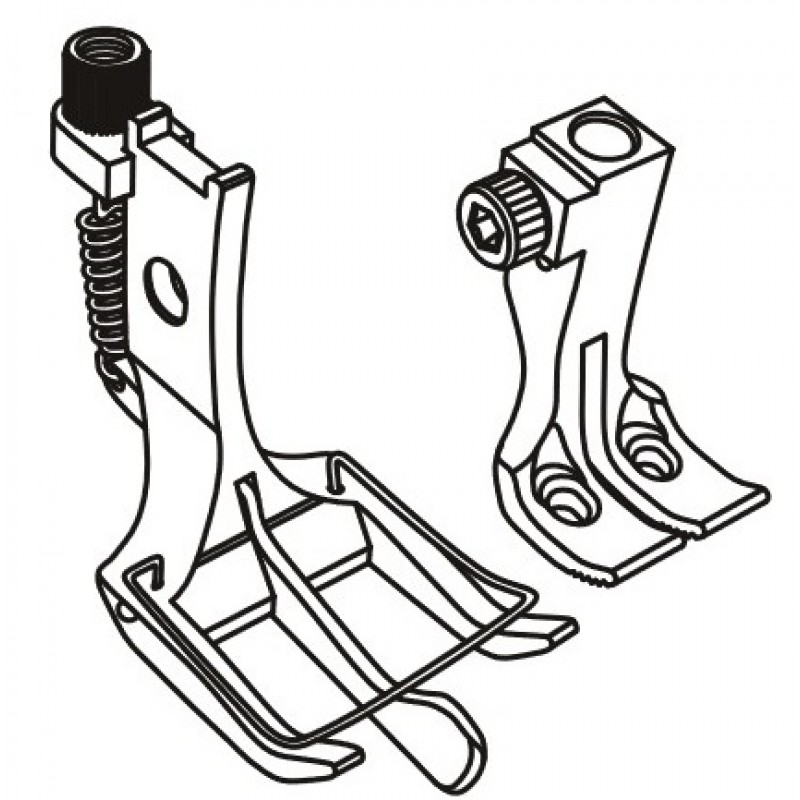 KP28BL-3 Presser Feet — Spring Type Center Guide Feet Set