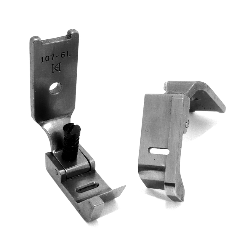 107-6L Guiding Foot — Left Guiding Foot for Singer / Juki Zigzag Machine Needle Hole Width : 6.5mm Pr…