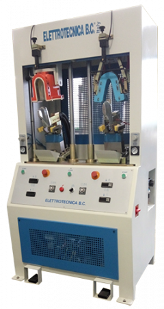 Elettrotecnica BC Mod 417 / 1CF Back-part moduling machine with hot and cold station
