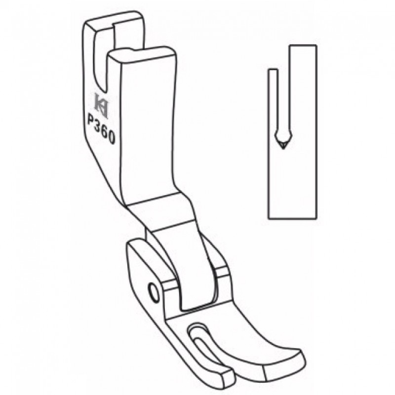 P360 Cording Feet — Left Cording Feet (Narrow)