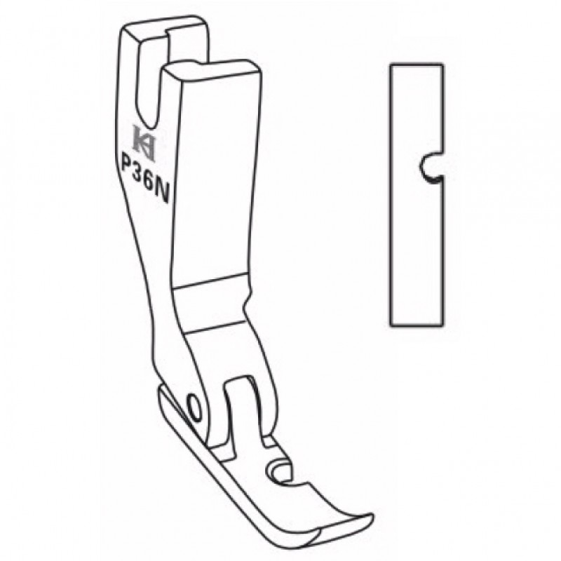 P36N Cording Feet — Right Cording Feet (Narrow)