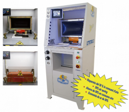 Elettrotecnica BC Mod 755 PS Пневматическая сборочная машина для подошв с одной станцией.