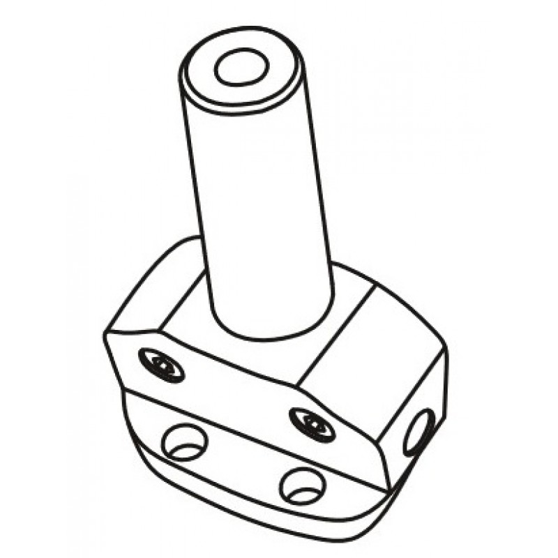 KH1296-NC Needle Clamp — Needle Clamp for Pfaff 346, 1246, 1296, 1526 *Please make sure your needle bar can be separated with the needle clamp for using KH1296-NC. If your needle bar and needle clamp are fixed, please change the bar to KH-1296-NB.