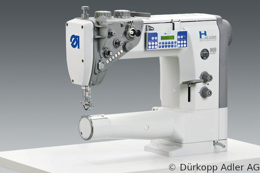 969-190382 Dürkopp Adler 1-Needle lockstitch cylinder arm bottom feed, needle feed and alternating foot top feed sewing machine (0969 990002 008)