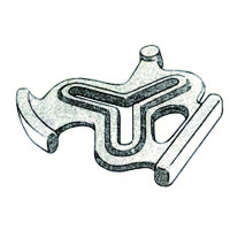 KG8R Three Corner Sewing Gauge(Plastic) — 3-Corner Sewing Gauge Three different types of guides. Straight edge stitching, curve edge guide stitching and small curve guide for sharp curves. Made of hard plastic.