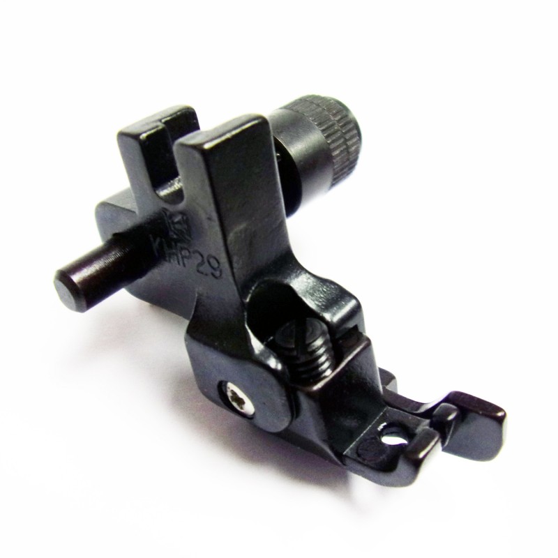 KHP29 Ball Presser Feet — Ball Presser Feet for Single Needle Ball presser and Compensating Guide designed for circular and curvy stitching. Ball pressure is adjustable.