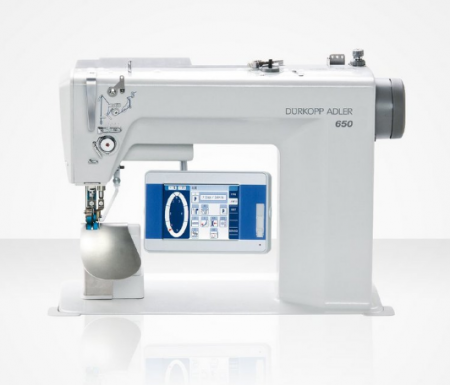 Durkopp Adler 650-10 | Optimized work station for setting sleeves