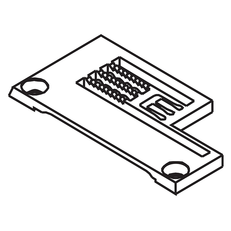 Y92152 Needle Plate — Needle Plate for Yamato Coverstitch Machine Suitable for machine: