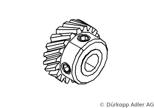 0667 152243 — зубчатое колесо