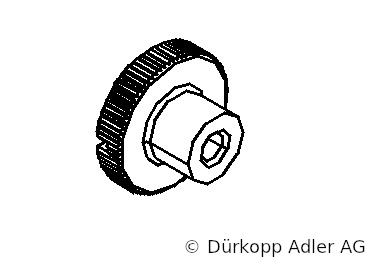 0211 003059 — knurled nut