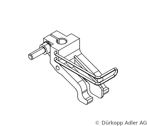 0867 V92460 40R — прижимная лапка