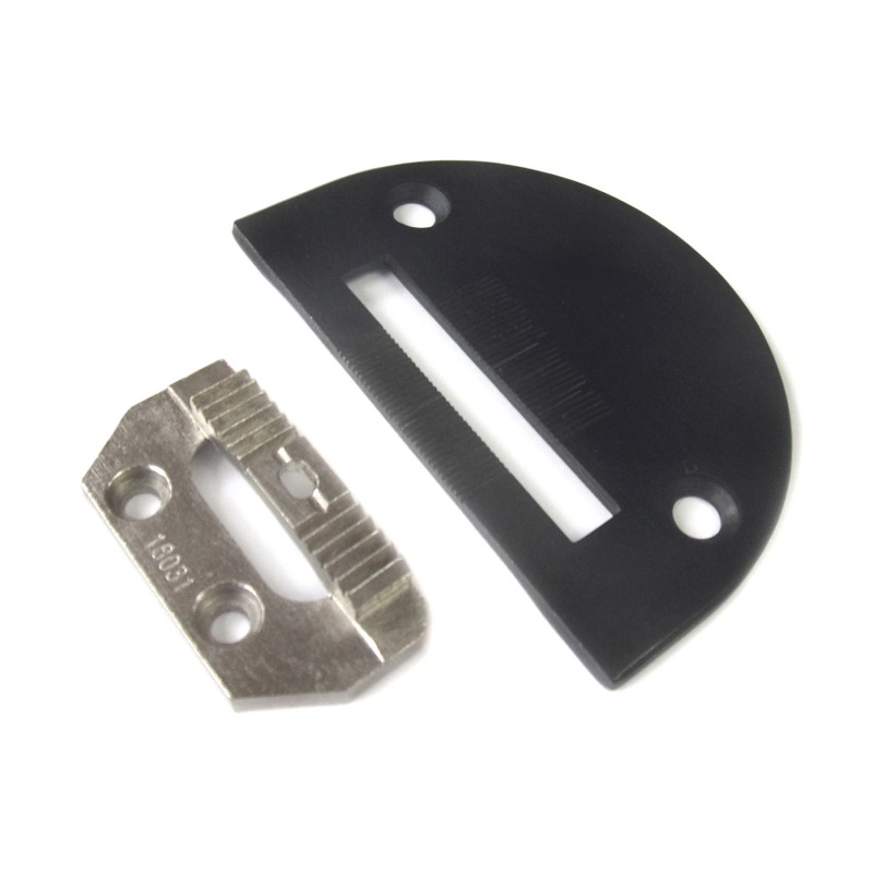 18030 Needle Plate + 18031 Feed Dog — Needle Feed Needle Plate and Feed Dog 18030 Needle Plate 18031 Feed Dog Teeth W…