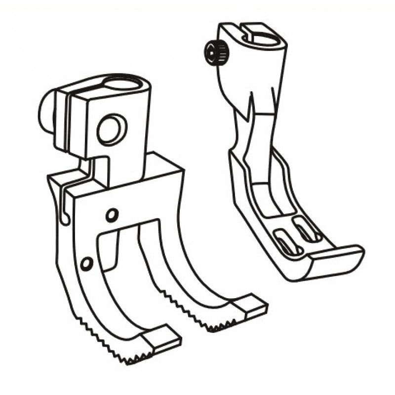 KP195 Presser Feet — Regular feet for Durkopp Adler 195