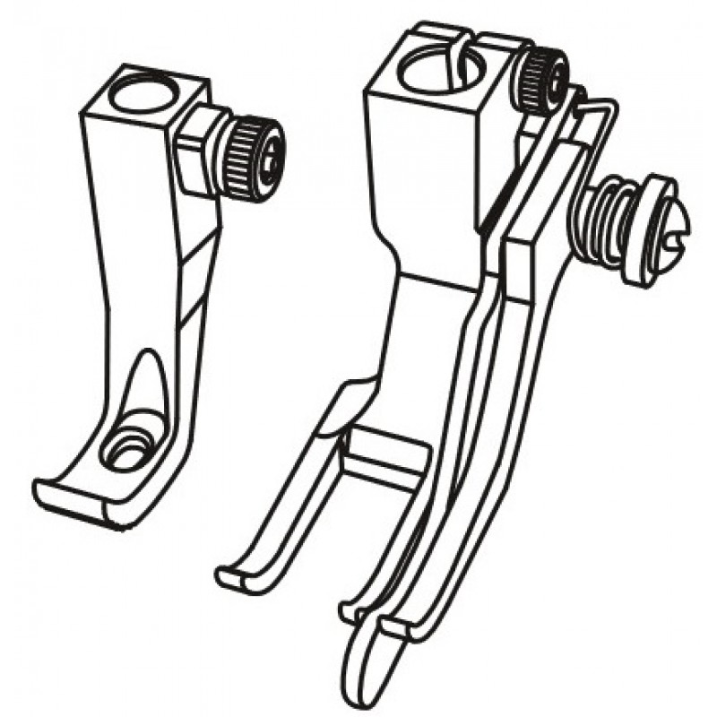 GR1525 Guiding Feet — Right compensating guide feet