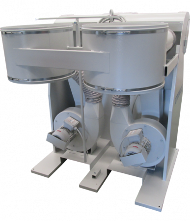 Elettrotecnica BC Mod 88B Шумоизолированная машина для сухого шлифования с 2 вытяжками и 2 станциями