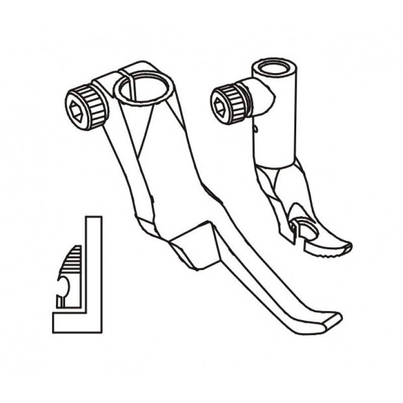KP867LN Cording Feet — Left cording feet set
