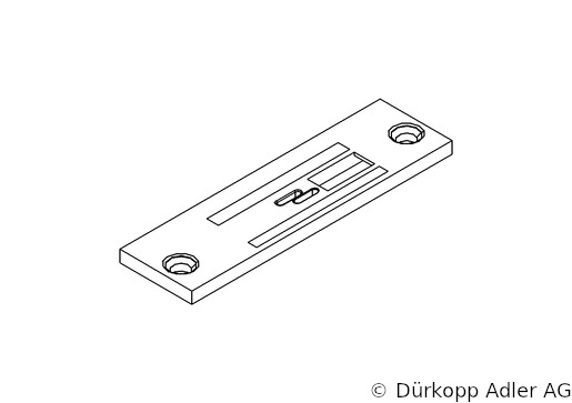 0195 V81692 — throat plate